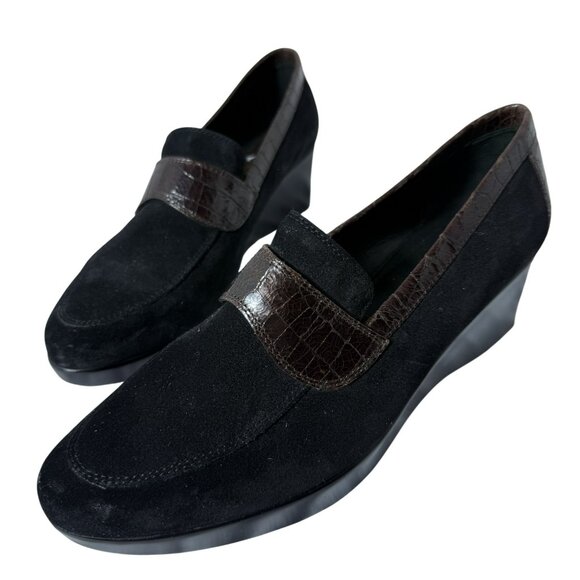 Donald J. Pliner Shoes - Donald J. Pliner “Sema” Loafer Wedges – EUC – Size 9.5